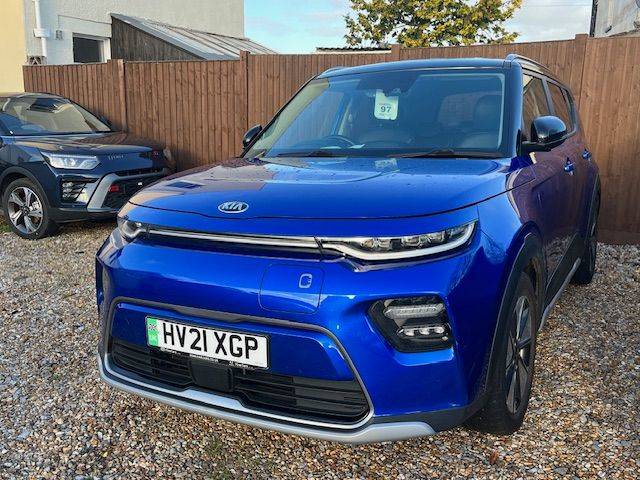 Kia Soul 0.0 150kW First Edition 64kWh 5dr Auto Hatchback Electric Neptune Blue