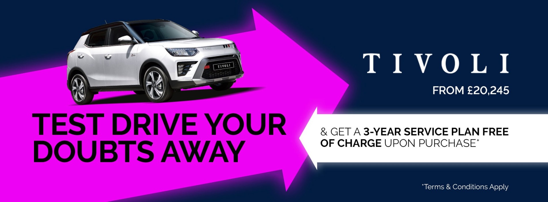 Tivoli Banner offer