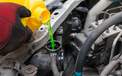 Check antifreeze levels