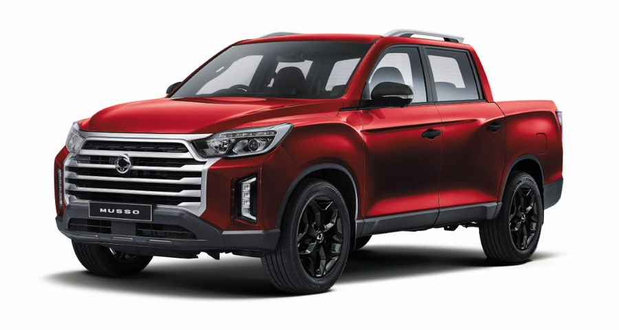 SsangYong Musso Indian red